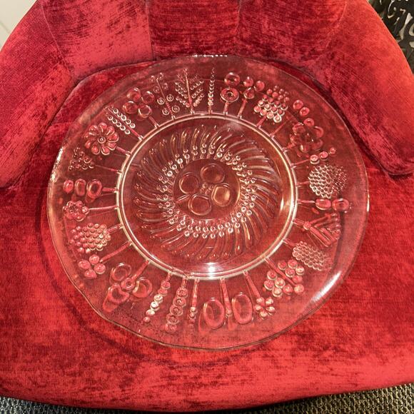 Nuutajarvi Iittala Arabia Finland Oiva Toikka 15 3/8” Flora Platter EUC - Picture 1 of 9